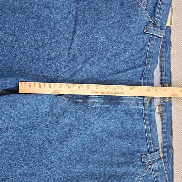Saddlebred Big & Tall Carpenter Jeans Men's 52x32 Medium Wash Style 8958 NWT - Picture 12 of 16